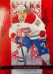 Ivan Demidov #125 – 2026-27 Upper Deck Artifacts – Ruby  - Stars 214/499