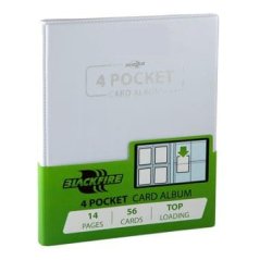 Blackfire 4 Pocket albem na karty A5 – bílé