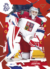 LUKÁŠ DOSTÁL 2026 Hokejové Česko SportZoo Scarlet Red