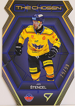 Jan Štencel – SportZoo Tipsport ELH 2024-25 Série II The Chosen Ones Die Cut 79/99 – limitovaná výseková karta HC Motor České Budějovice Jan Štencel – SportZoo Tipsport ELH 2024-25 Série II The Chosen Ones Die Cut 79/99 – limitovaná výseková karta HC Motor České Budějovice