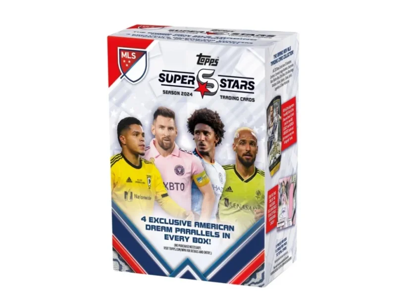2024 Topps Superstars MLS Blaster Box – sběratelské karty Major League Soccer