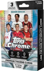 2024-25 Topps Chrome UEFA Club Competitions - Hanger Box
