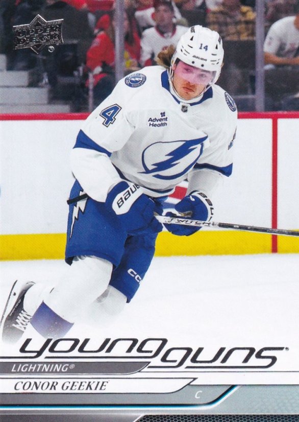 CONOR GEEKIE 24-25 UD Hockey Série2 Young Guns