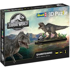 Detail hlavy Gigantosaura – 3D puzzle Jurassic World