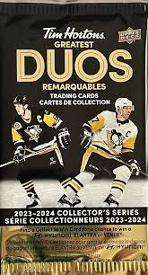 2023-24 Upper Deck Tim Hortons Greatest Duos Hockey Hobby Balíček