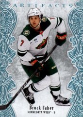 Brock Faber 2025-26 Upper Deck Artifacts SKY BLUE