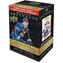 2021-22 Upper Deck Series Artifacts Blaster Box , skvělý dárek pro hokejisty