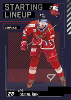 JIŘÍ ONDRUŠEK 23-24 SportZoo Série2 Tipsport ELH Starting Line-Up