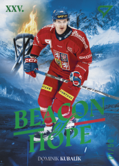 DOMINIK KUBALÍK 2026 Hokejové Česko SportZoo BEACON OF HOPE Forrest Green 10/50 DOMINIK KUBALÍK 2026 Hokejové Česko SportZoo BEACON OF HOPE Forrest Green 10/50