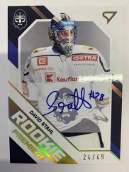 DAVID STAHL 21-22 SportZoo Série2 Tipsport ELH Rookie Premiere Auto 24/49