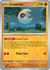 Lunatone 105/217 Ascended Heroes