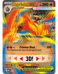 Pokémon Jumbo karta – Mega Emboar ex