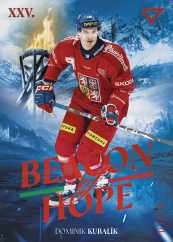 DOMINIK KUBALÍK 2026 Hokejové Česko SportZoo BEACON OF HOPE Fire Red 18/25