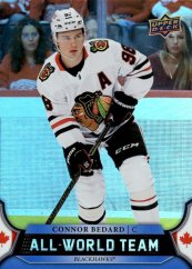 CONNOR BEDARD 2025-26 Upper Deck Extended All World Team CONNOR BEDARD 2025-26 Upper Deck Extended All World Team