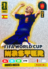 ANDRES INIESTA 2026 Panini Adrenalyn XL FIFA World Cup MASTER