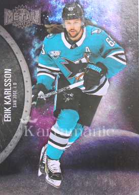 Erik Karlsson San Jose Sharks karta 2021-22 Skybox Metal Universe