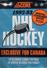 1992-93 Score Canadian balíček