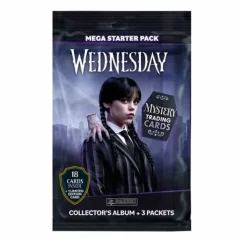 Startovací sada Wednesday – sběratelské album, 18 karet a 1 limitovaná karta