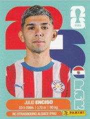 JULIO ENCISO 2026 Panini FIFA World Cup Stickers