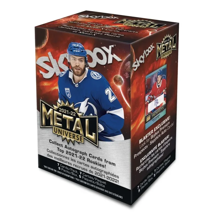 2021-22 Upper Deck Skybox Metal Universe Hockey Blaster Box