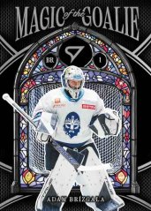 Sběratelská hokejová karta ADAM BRÍZGALA ze série SportZoo 2025-26 I.serie Magic of the Goalie. Originální produkt SportZoo. Kód: MG-16.