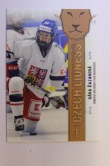 SÁRA ČAJANOVÁ 2024-25 LC Český Hokej Series 1 CZECH LIONESS