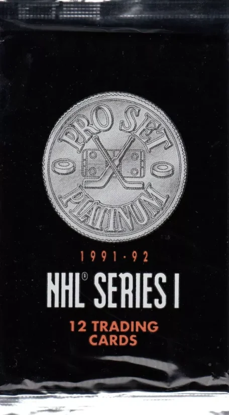 1991-92 Pro Set Platinum Series 1 Hobby Balíček 1991-92 Pro Set Platinum Series 1 Hobby Balíček