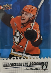 LEO CARLSSON 2025-26 Upper Deck Extended Understood the Assignment