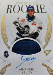 OSKAR LISLER SportZoo 2025-26 I.serie ROOKIE PREMIERE Jersey Gold Auto