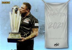 Karta šipkaře GERWYN PRICE 2026 PDC WORLD CHAMPIONSHIP - WORLD CHAMPION