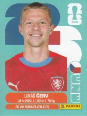 LUKÁŠ ČERV 2026 Panini FIFA World Cup Stickers