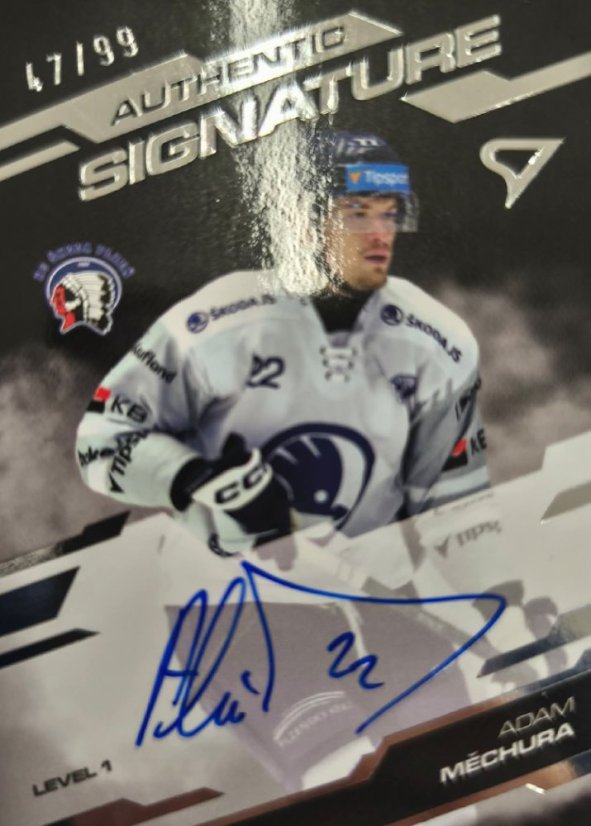 ADAM MĚCHURA SportZoo 2025-26 I.serie Authentic Signature Level 1 03/99-KOPIE