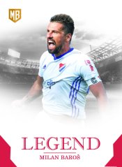 Milan Baroš My Journey 2023 Baník Ostrava Legends Red Foil