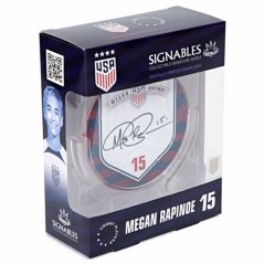 Megan Rapinoe USA – fotbalová memorabilie 14 cm- Signature
