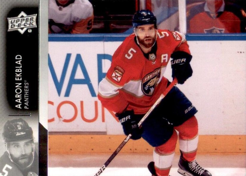 AARON EKBLAD 21-2 UD Hockey Serie2