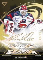 ROMAN WILL SportZoo ELH 2025/26 Play Off Stars of the Season Gold Script 28/50
