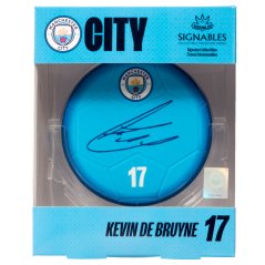 Kevin De Bruyne Man. City – fotbalová memorabilie 14 cm- Signature