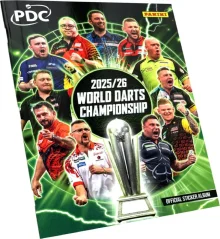 PDC World Darts Championship 2025/26 album na samolepky