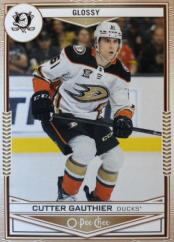 CUTTER GAUTHIER 24-25 UD Hockey Série2 O-Pee-Chee Glossy