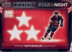 DRAKE BATHERSON 2021-22 Upper Deck Credentials - Star of the Night