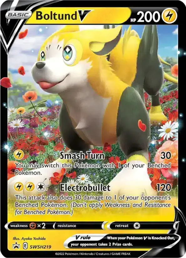 Pokémon Jumbo karta – BOLTUND V