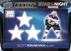 SCOTT PERUNOVICH 2021-22 Upper Deck Credentials - Star of the Night