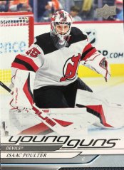 ISAAC POULTER 24-25 UD Hockey Série2 Young Guns