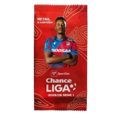 Retail balíček fotbalových karet SportZoo Chance Liga 2025/26 – 1. série