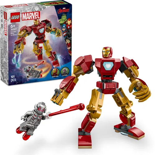 LEGO® Marvel 76307 Iron Man v robotickém obleku vs. Ultron LEGO® Marvel 76307 Iron Man v robotickém obleku vs. Ultron