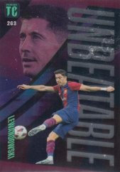 Robert Lewandowski 2024 Panini Top UNBEATABLE Purple