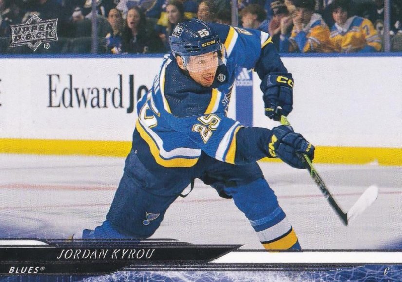JORDAN KYROU 24-25 UD Hockey series1