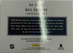 NAIL YAKUPOV 13-14 Playbook First Round