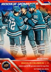 MACKLIN CELEBRINI 2025 Upper Deck NHCD Rookie Moments