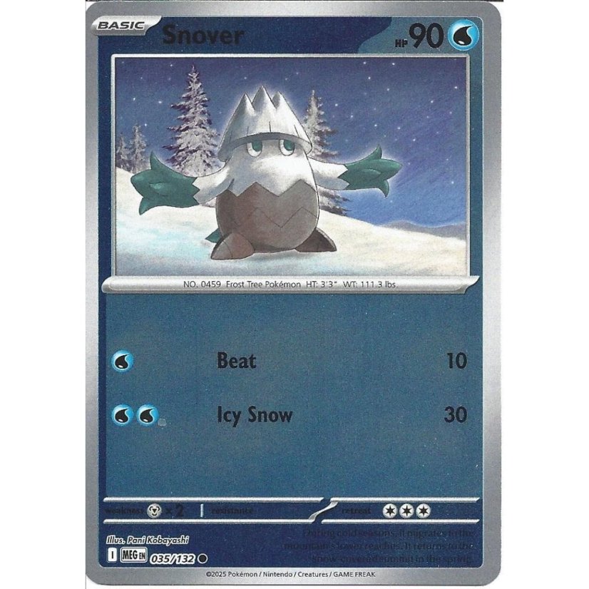 Snover 035/132 Mega Evolution